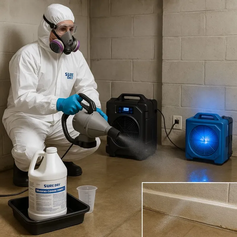 Sanitization and Odor Removal process in Williams, OR